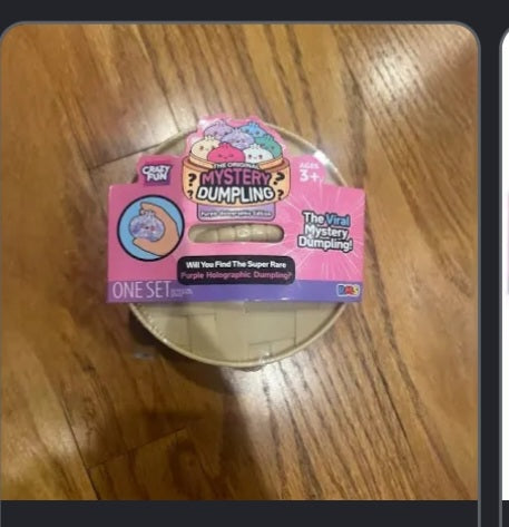 100% authentic purple holographic mystery rms dumpling