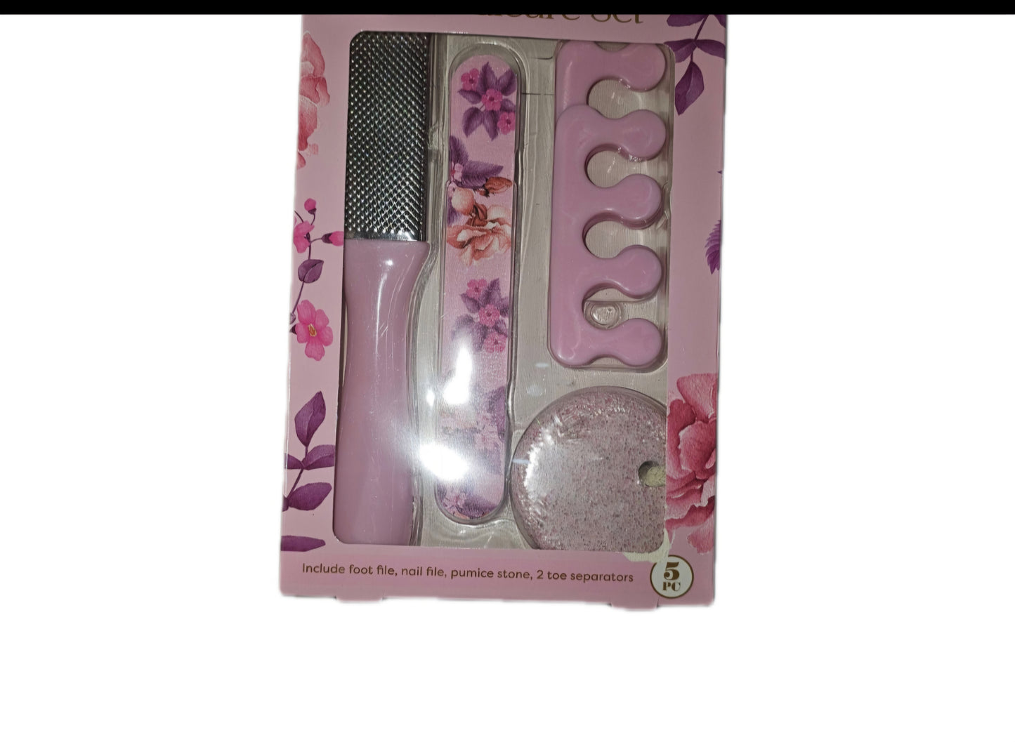 5pc pedicure set ( Purple)