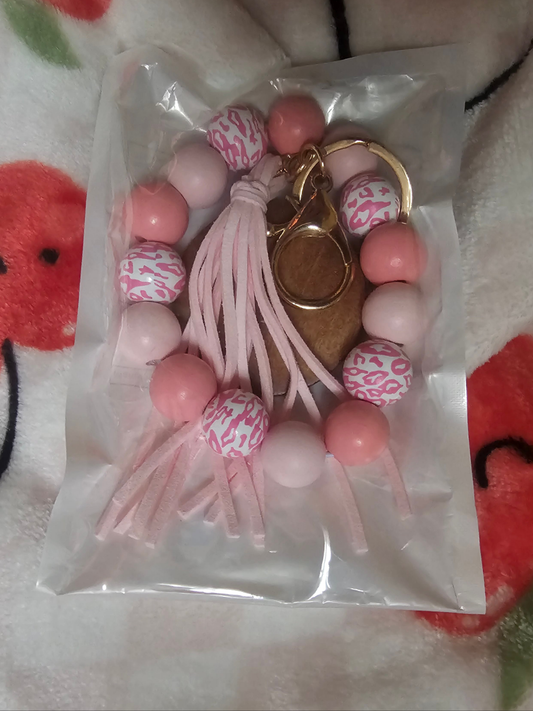 Mom wristlet with tassel