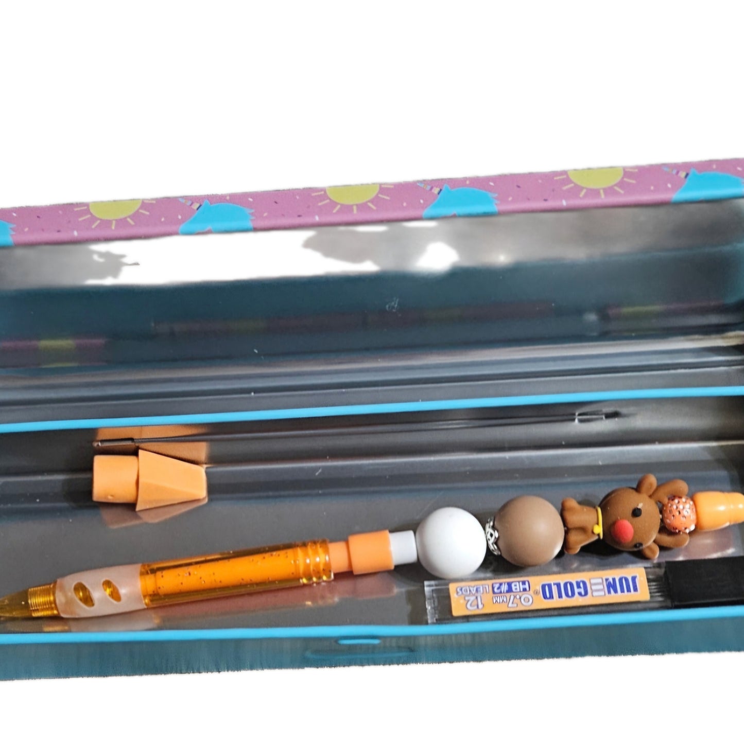 Customize Your Own Lead Pencil with Colorful Beads, Ideal for Personalization