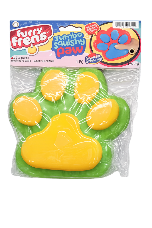 Viral large squishy paw print ( random colors)