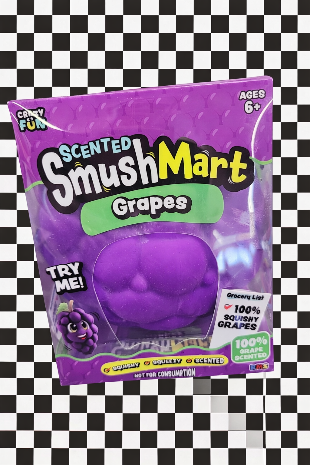 Viral Jumbo grape squishy