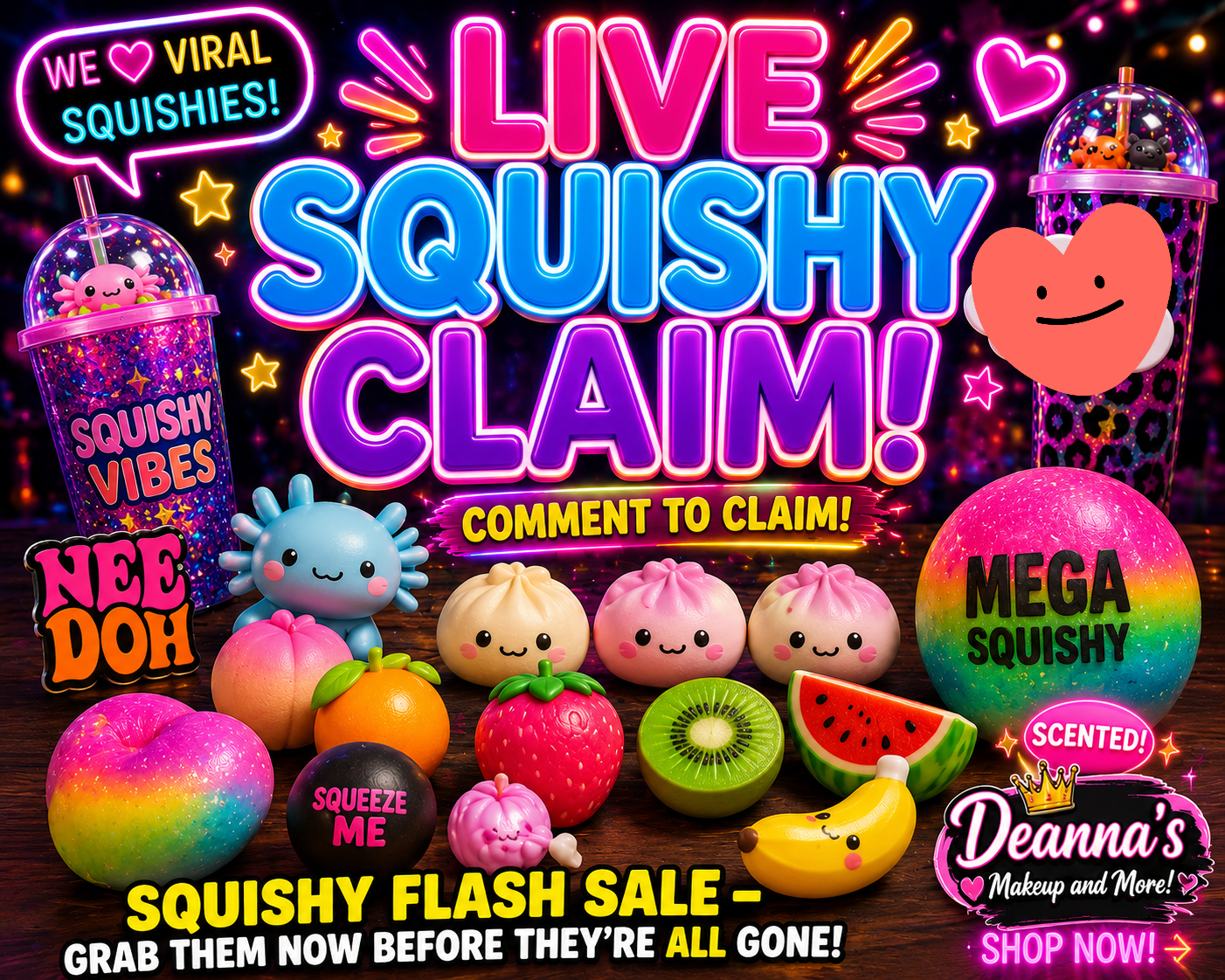 Live Squishy Claim