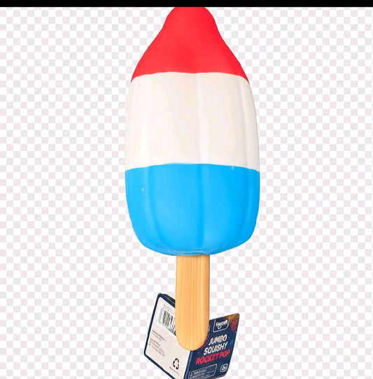 Viral red,white,blue rocket popsicle squishy