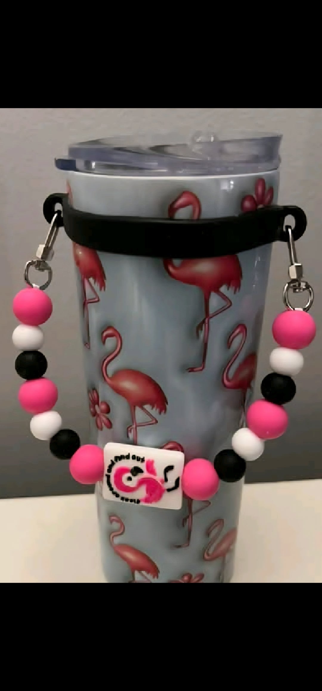 Customized tumbler strap ( picture of an example)