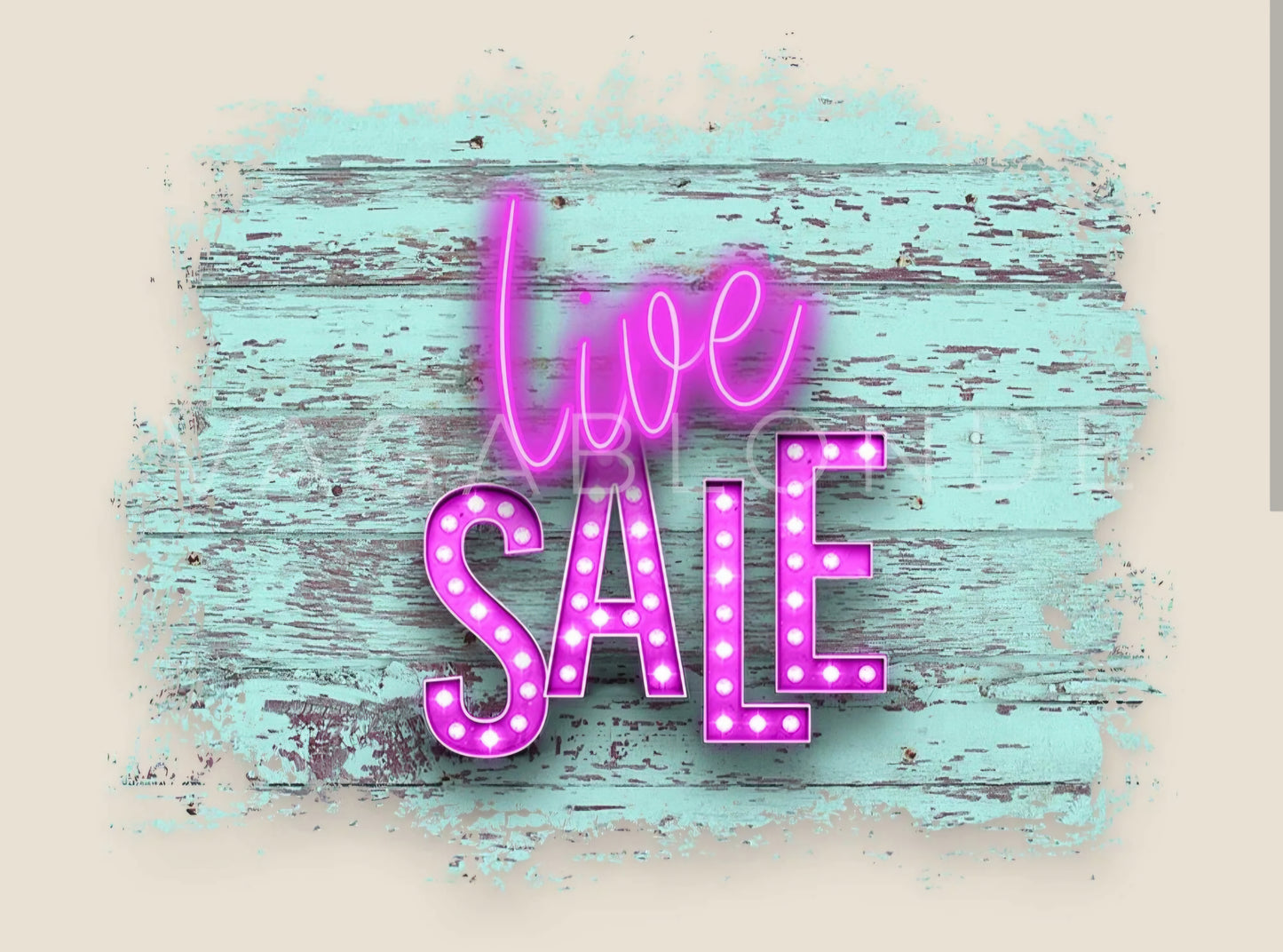 Live Sale Only!