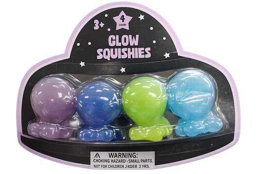 Viral glow squishy alien pack