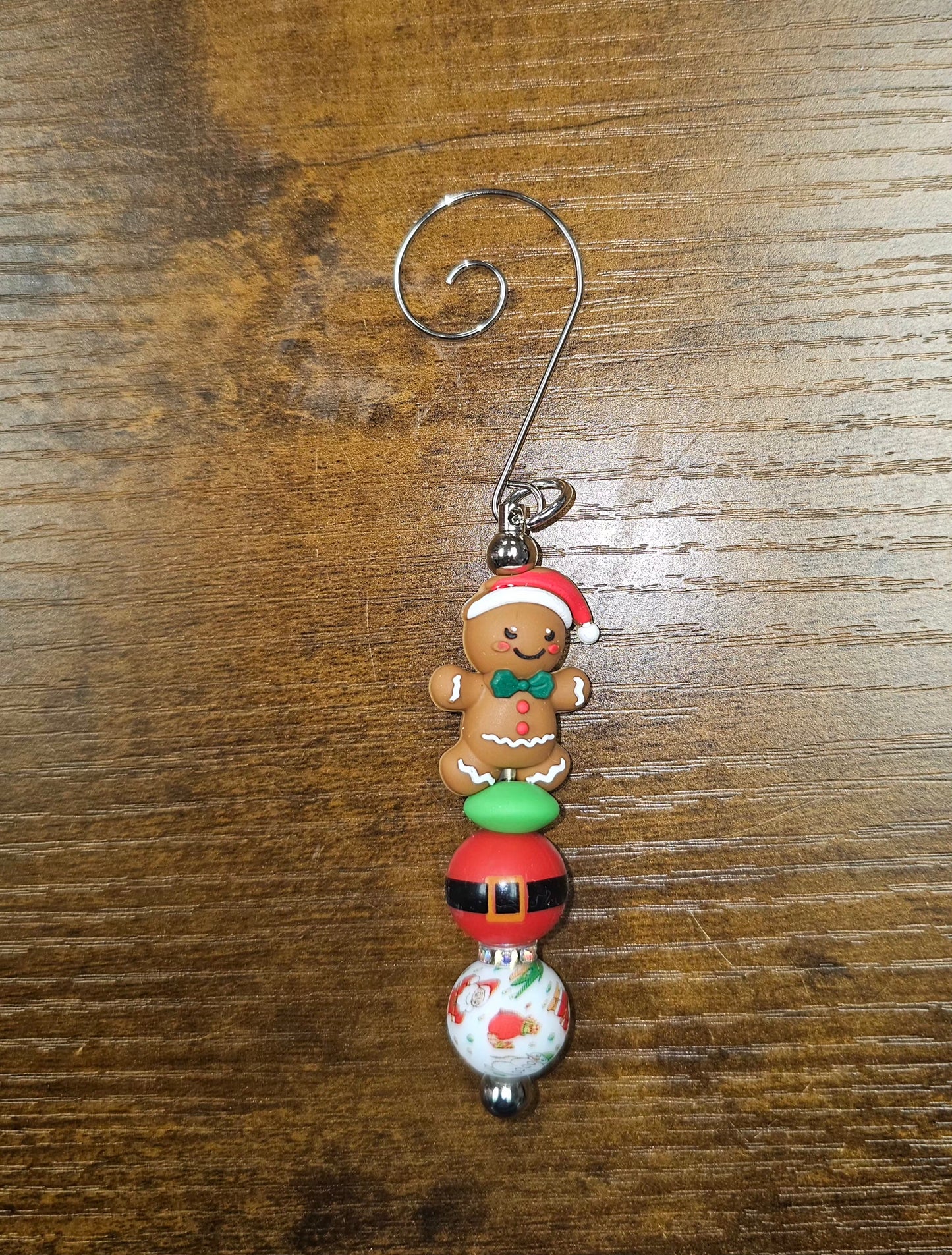 1- Customizable beadable christmas tree ornament.