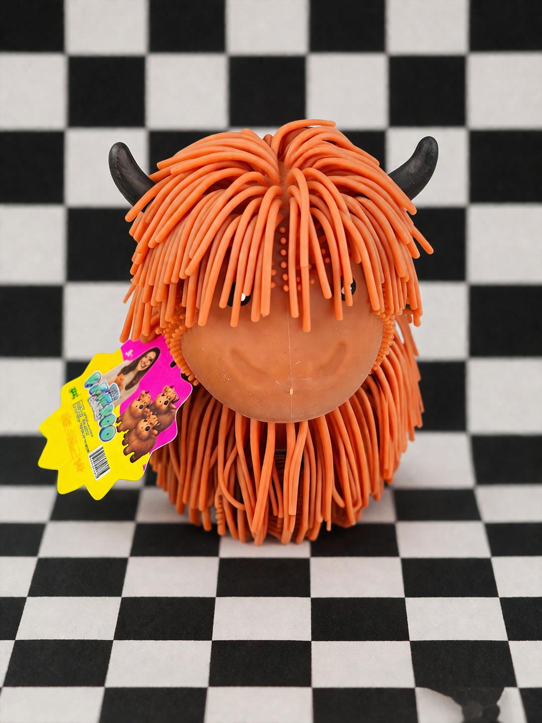 Viral squishy shaggy highland cow
