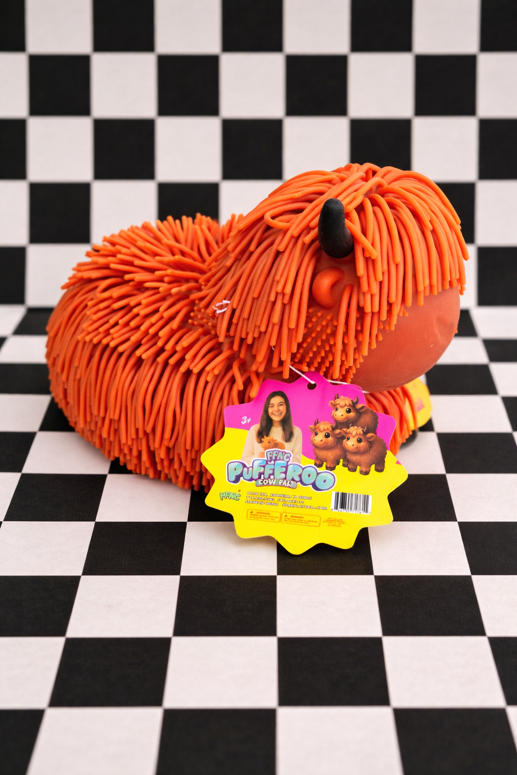Viral squishy shaggy highland cow